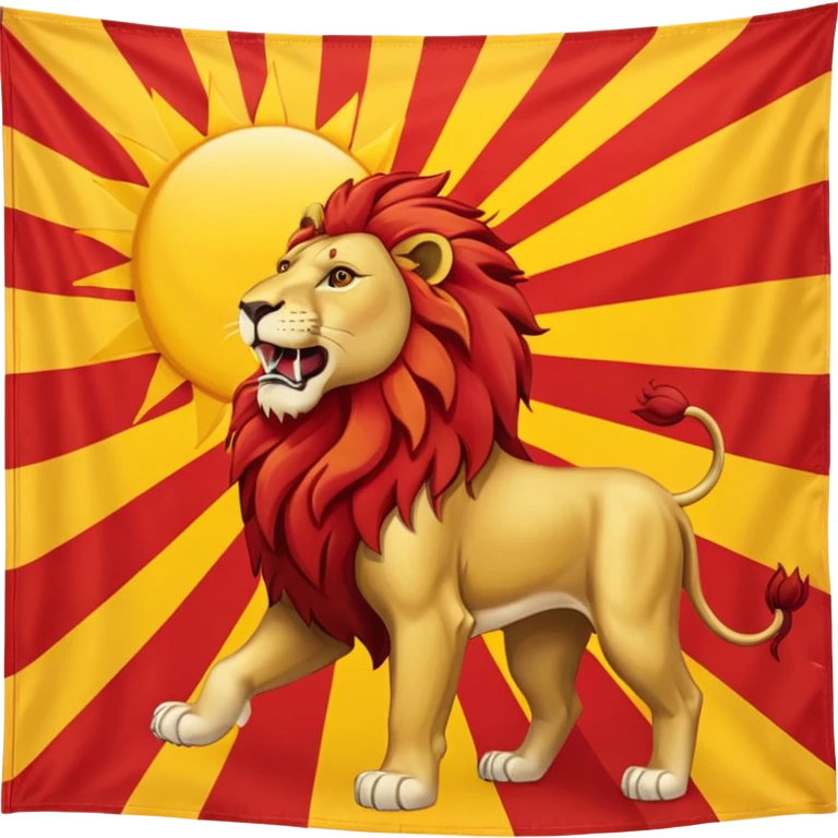 پرچم شیر و خورشید emoji