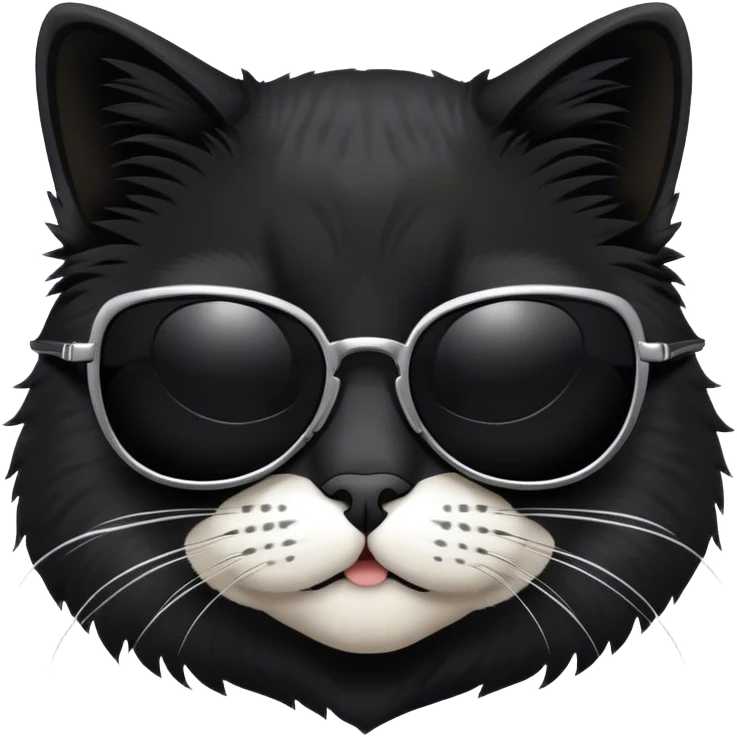 Cat wearing sunglasses emoji