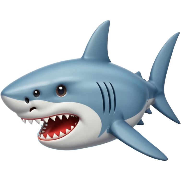 Shark funny emoji