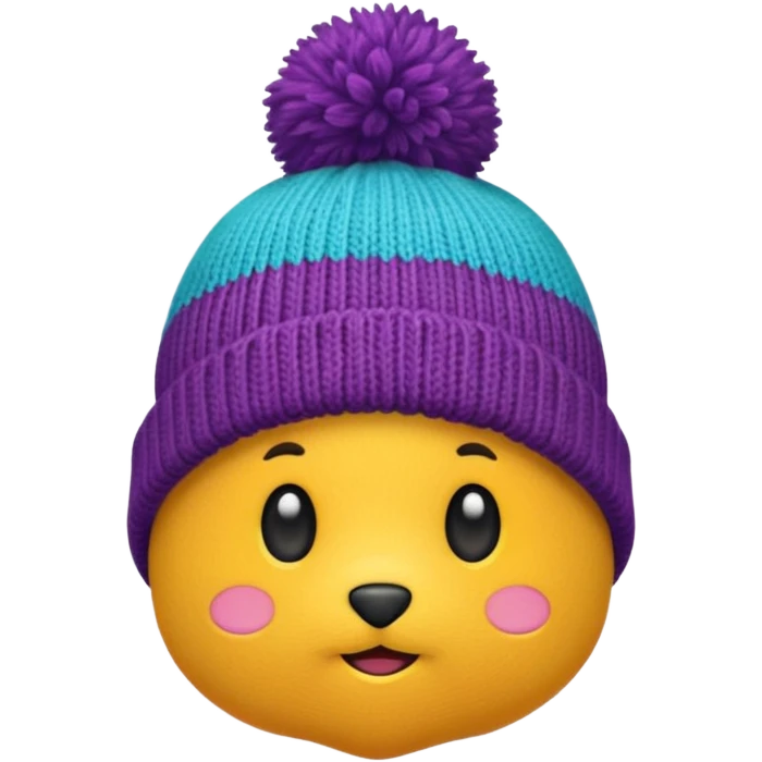 pom pom beanie emoji