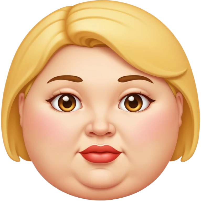 Fat woman emoji