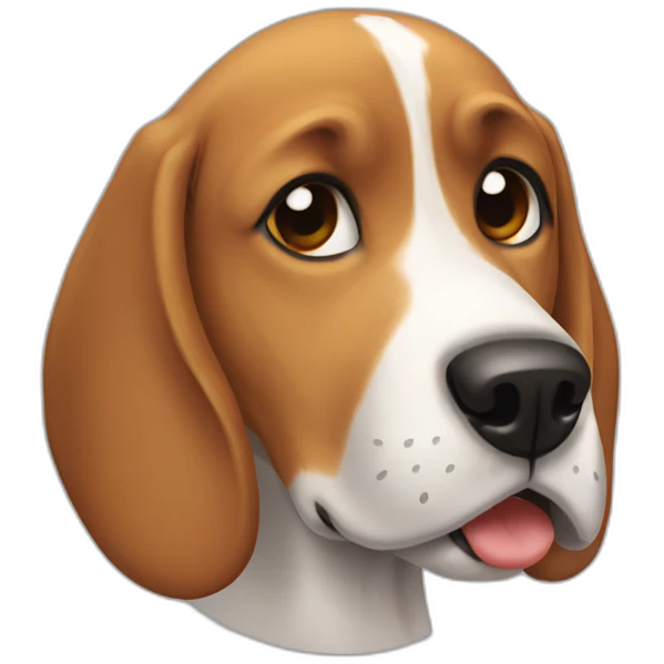 beagle-crying emoji
