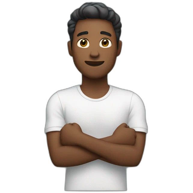 man holding his arms out  emoji