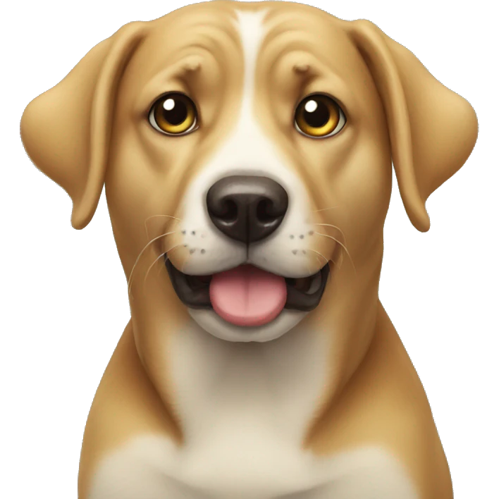 Dog that eat a frog emoji