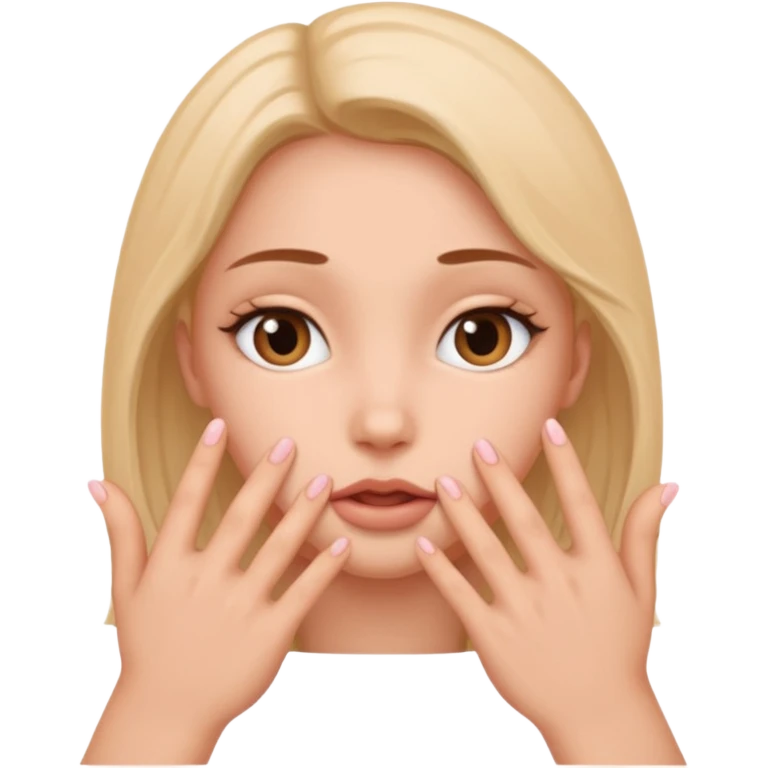 Stick figure guy with hands on girl vagina emoji