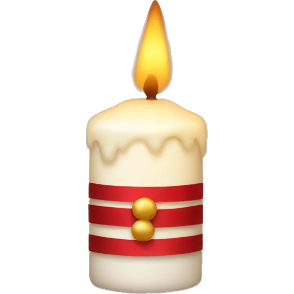 christmas candle  emoji