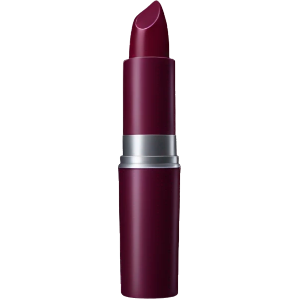 a burgundy lipstick stick emoji