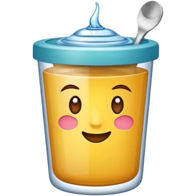 Varios produtos de beleza com tampa dos potes dourados e fundo transparente pra usar como figurinha emoji