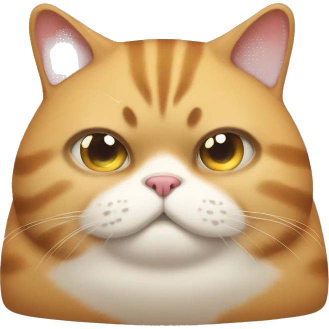 Very fat cat  emoji