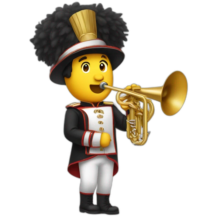 baratone player in a marching band emoji
