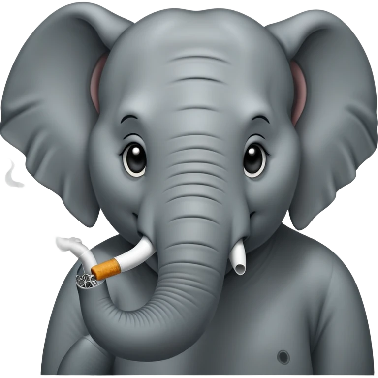 Cigarett elephant emoji