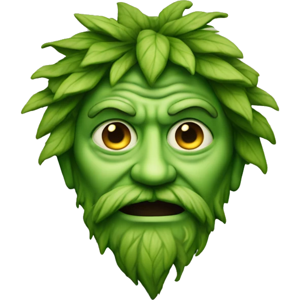 ominious green man emoji