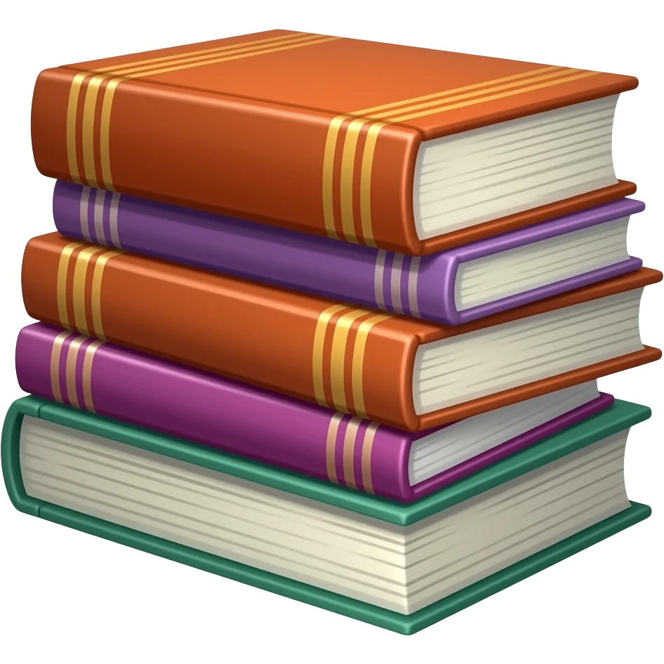 Livros emoji