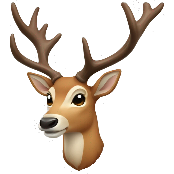 1 antler deer emoji