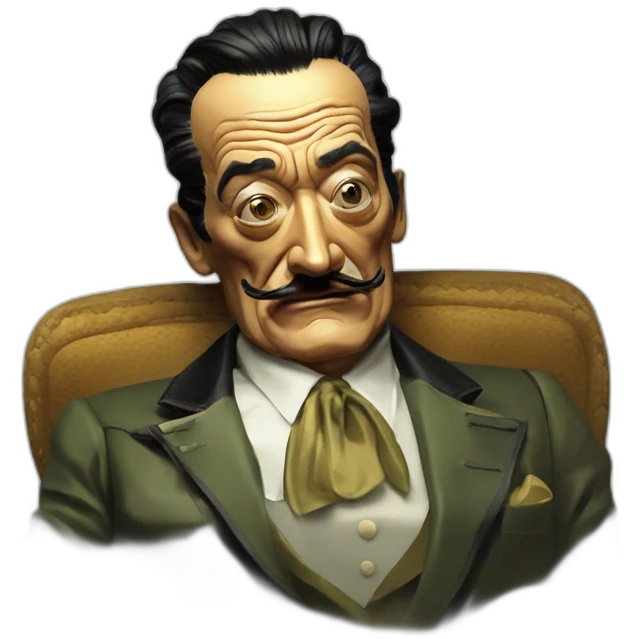 Salvador Dali Wounded doomguy emoji