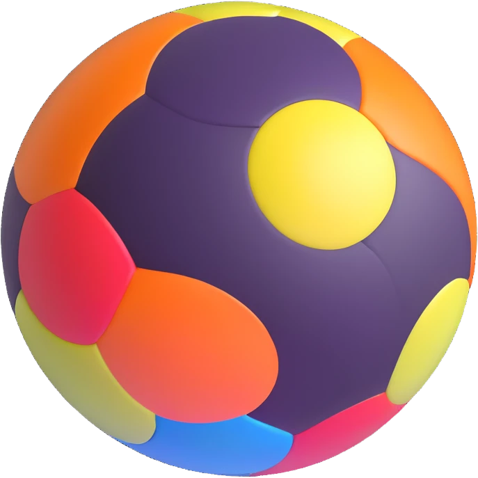 colorful bouncy ball emoji