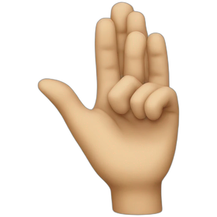 pointing owl hand emoji