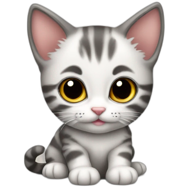 Un chaton trop mignon  emoji