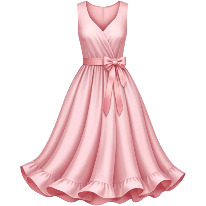Pastel pink Easter dress sleevless emoji