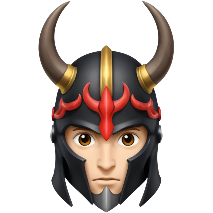ares god of war black armour horned helmet emoji