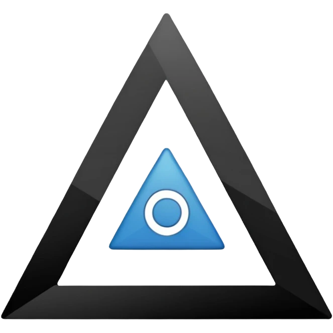 earth alchemical symbol inverted triangle intersected horizontal line clean thick lines monochrome clarity small emoji scale emoji