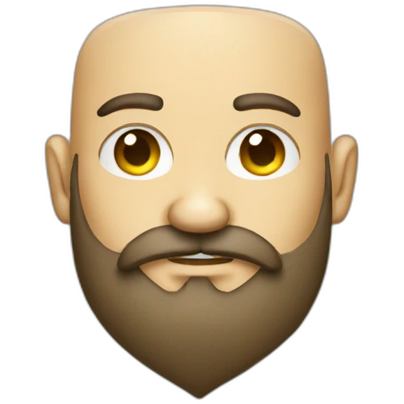 Hacker with cool beard emoji