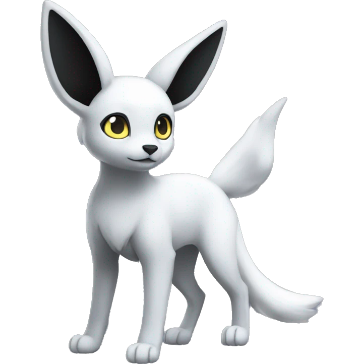 White Nebula Umbreon full body emoji