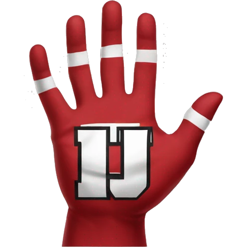 Utah Utes football u shape hands emoji