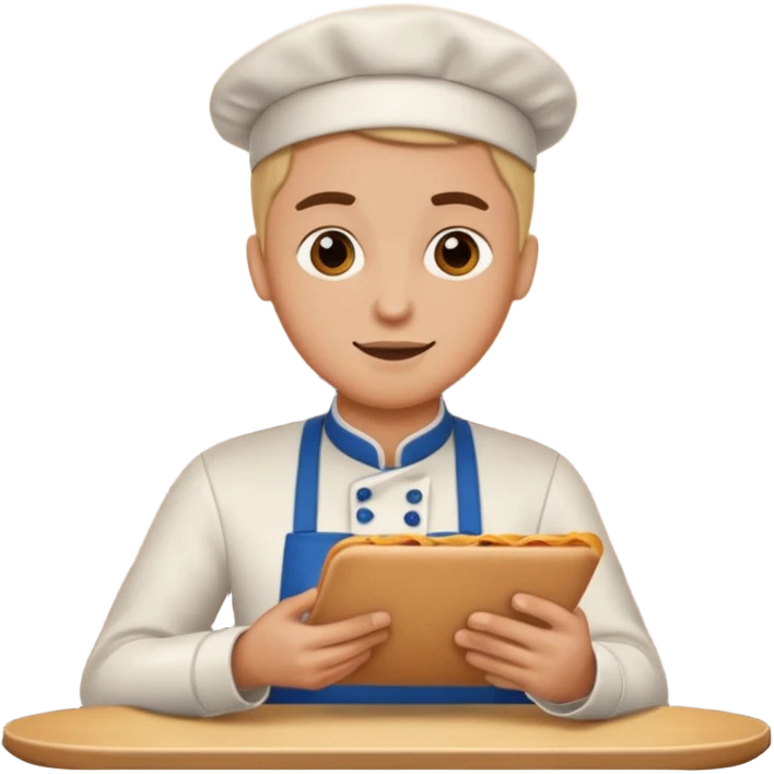Placing orders at the restaurante emoji
