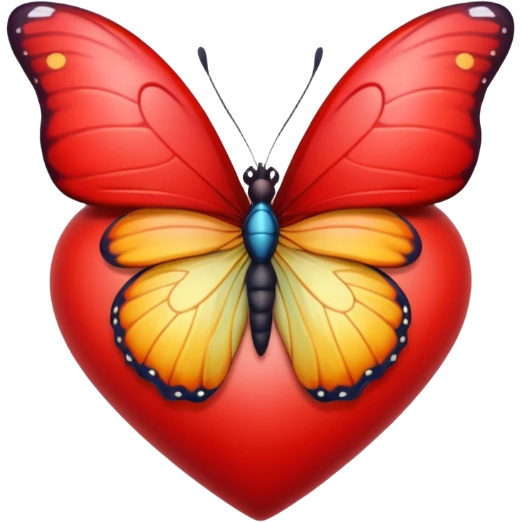 heart with a butterfly inside emoji