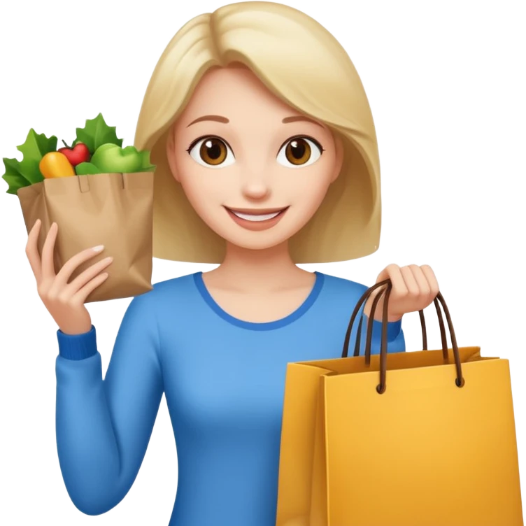 woman looking clothes emoji