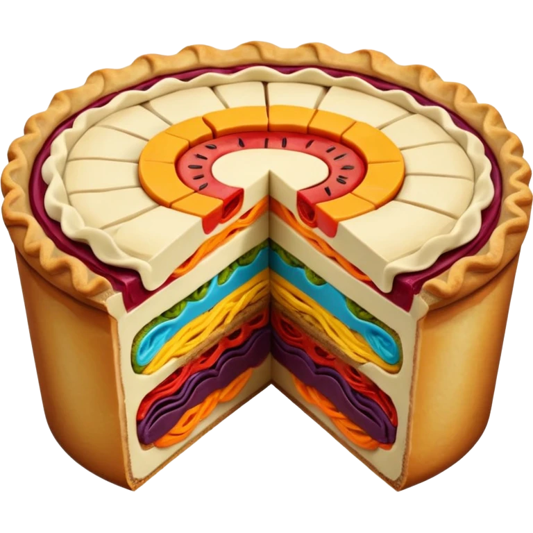 Anatomical pie emoji