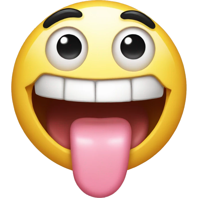 sticking out tongue  emoji