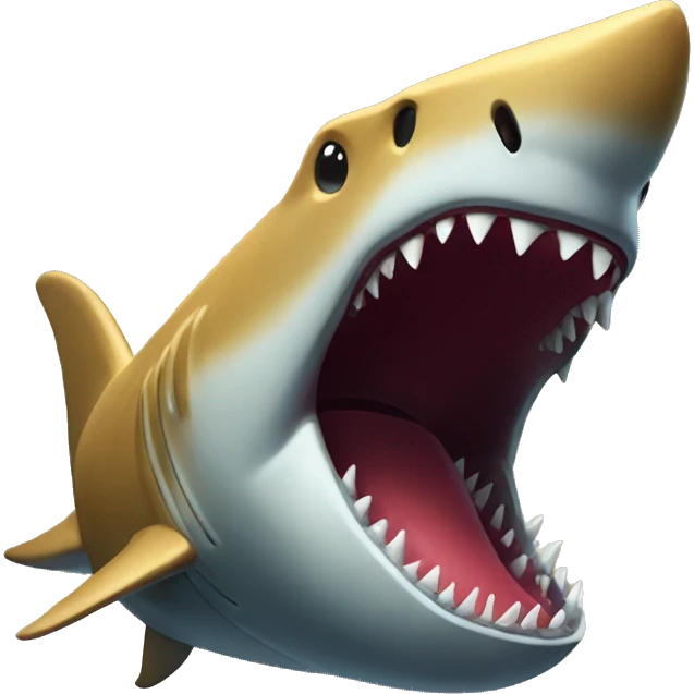 giant golden megalodon emoji