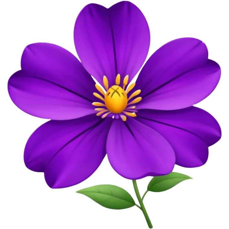 Purple flowers emoji
