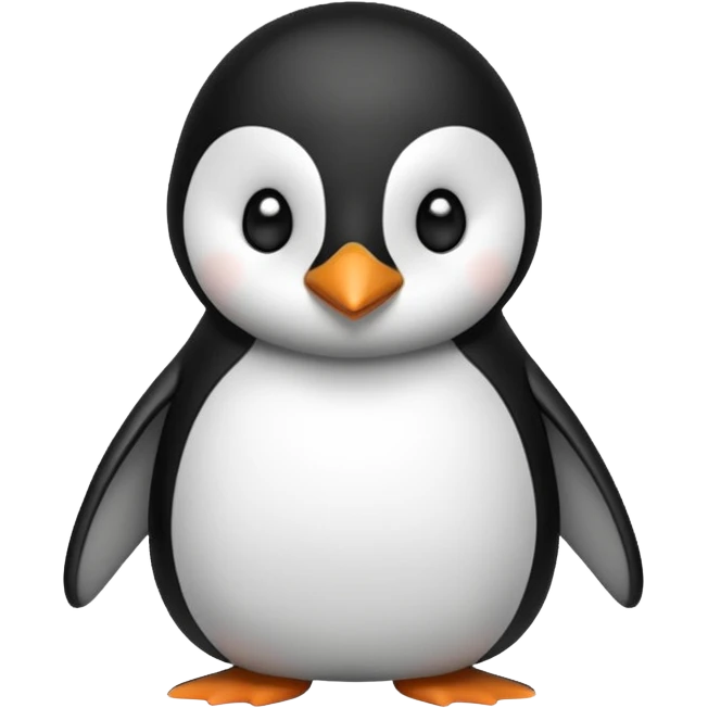 side eyeing penguin emoji