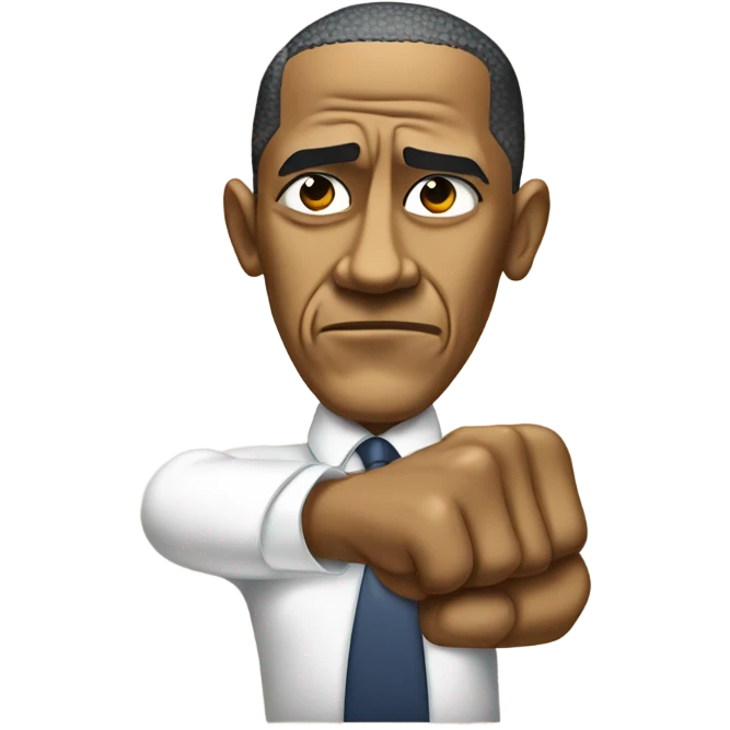 Barack Obama thumbs down emoji