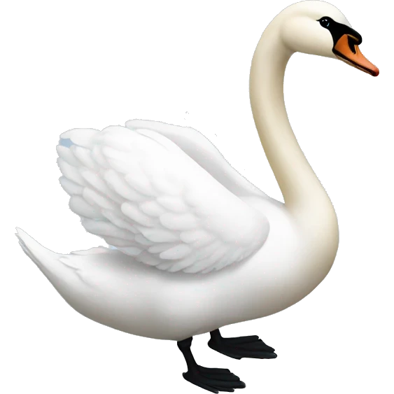 white swan emoji
