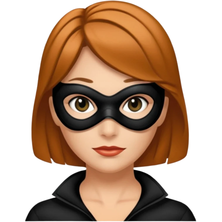 incredibles helen par with black eye mask emoji