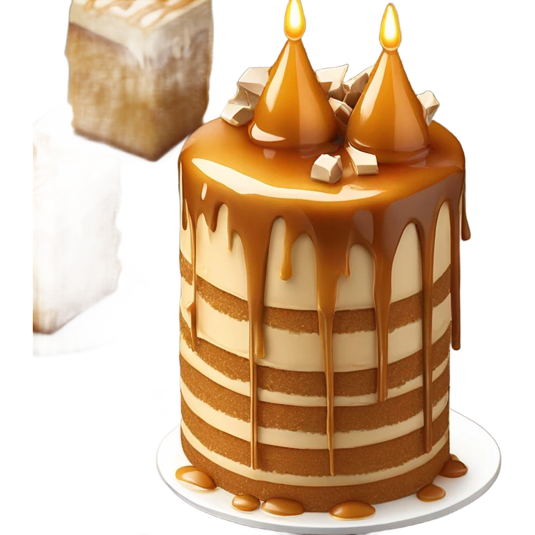 Carmel cake emoji