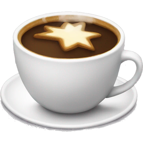 Christmas coffee emoji