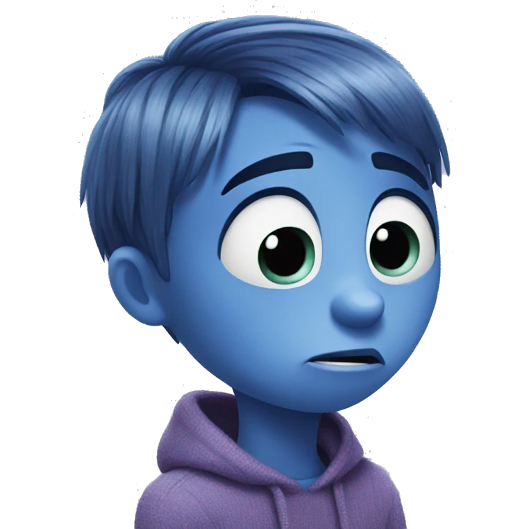  sadness from inside out  emoji