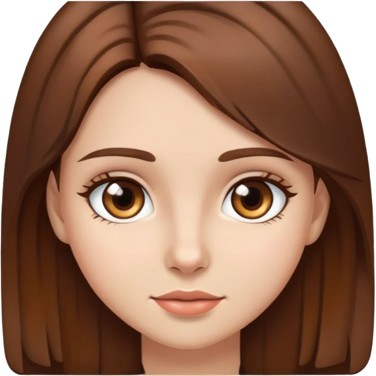 A girl with br emoji