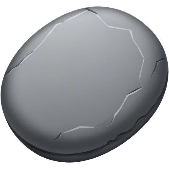 Une pierre aveugle emoji