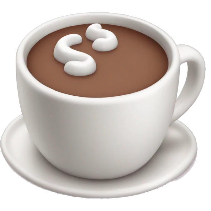 a baby pink cup of hot chocolate emoji