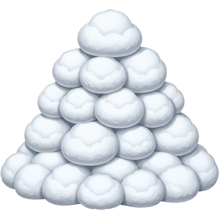  snow that accumulates on the roof of the house without the house emoji