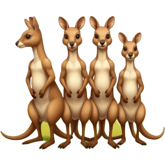 aussie kangaroos emoji