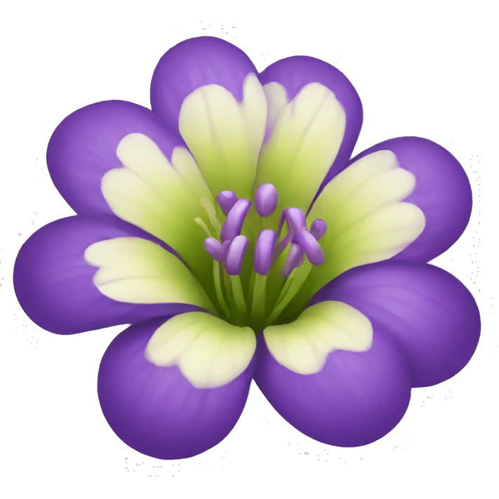 purple flower emoji