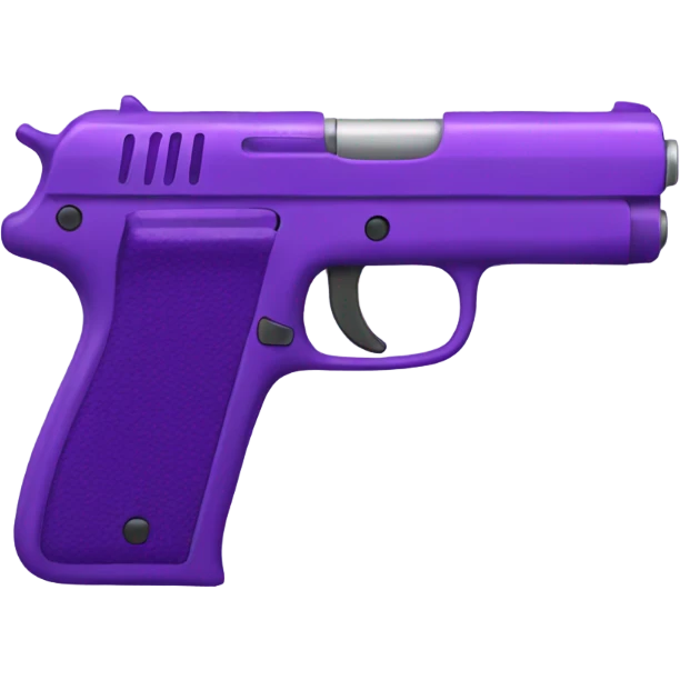 pistol purple emoji