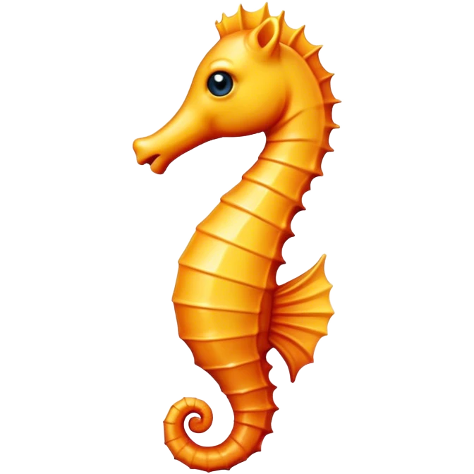 Смайлик морского конька emoji